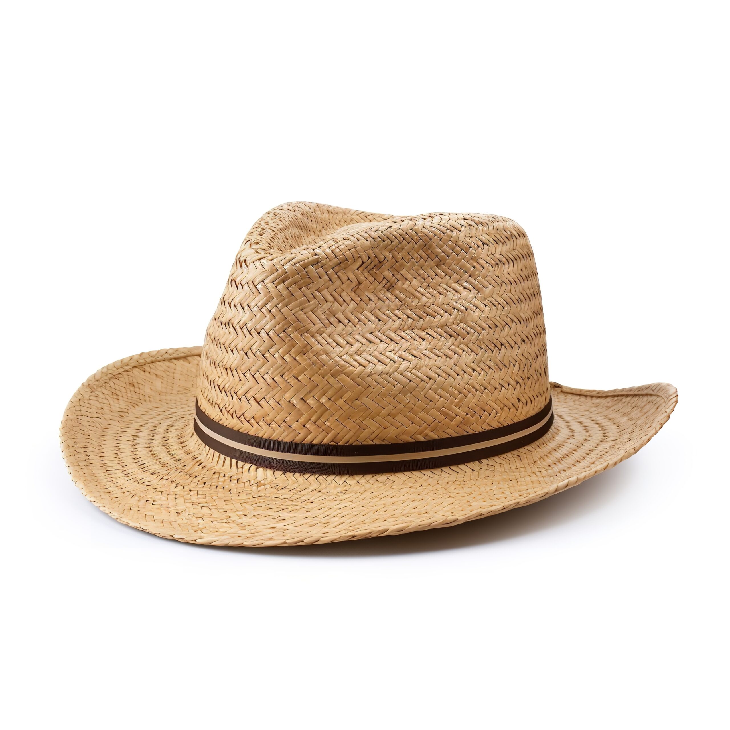 magnificent-straw-hat-isolated-white-background
